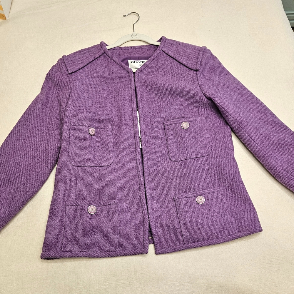 Brand NEW chanel Boucle Tweed Jacket 20B - Picture 5 of 13